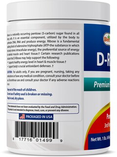Foto 6 | Suplemento Best Naturals D-ribosa En Polvo 454 G - Venta Internacional.