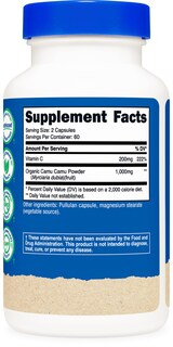 Foto 5 | Suplemento Nutricost Camu Camu 1000 Mg 120 Cápsulas - Venta Internacional.