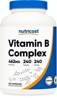 Foto 1 | Complemente El Complejo De Vitamina B Nutricost 460 Mg Con Vitamina C - Venta Internacional.