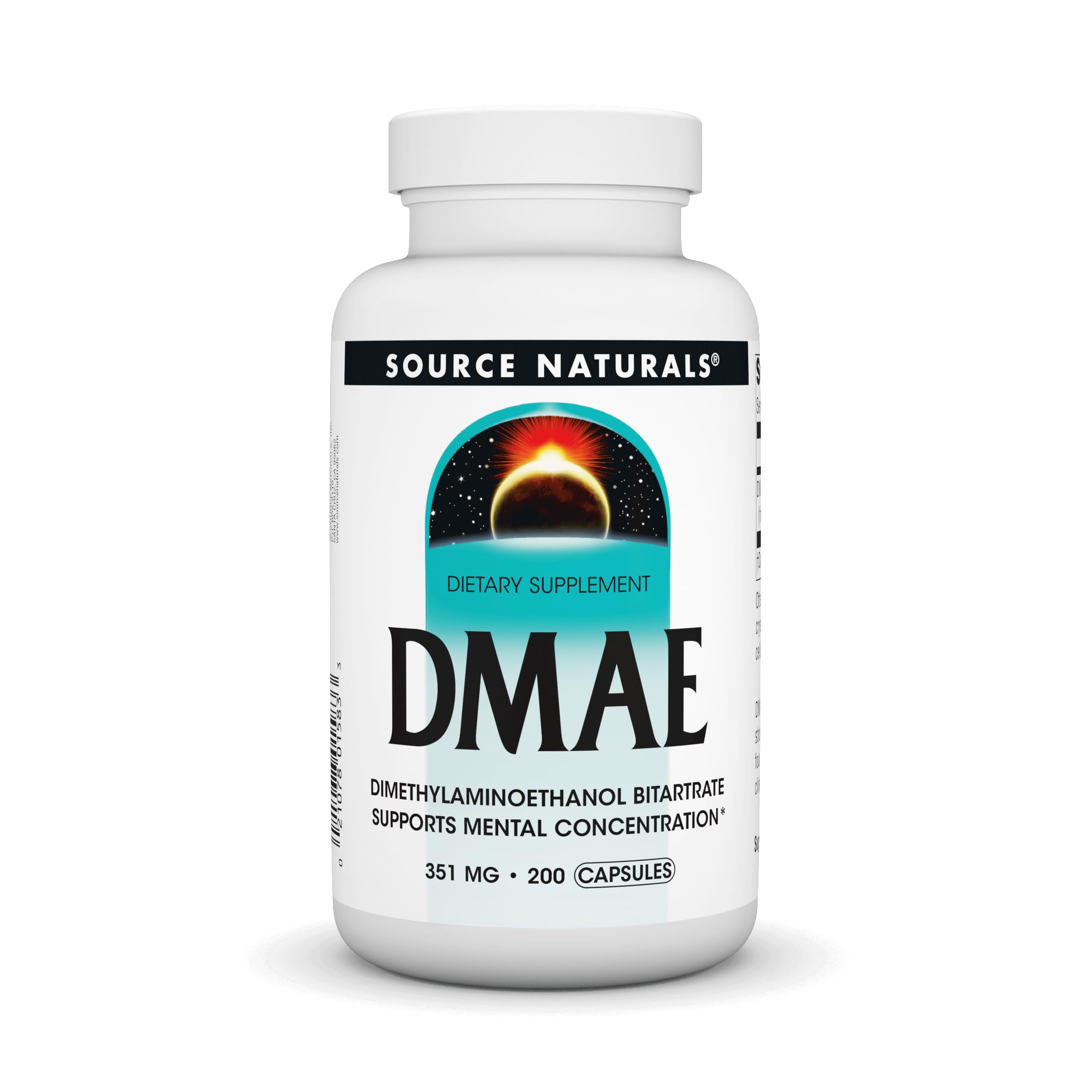 Supplement Source Naturals, Dmae, Dimetilaminoetanol, 200 Cápsulas - Venta Internacional.