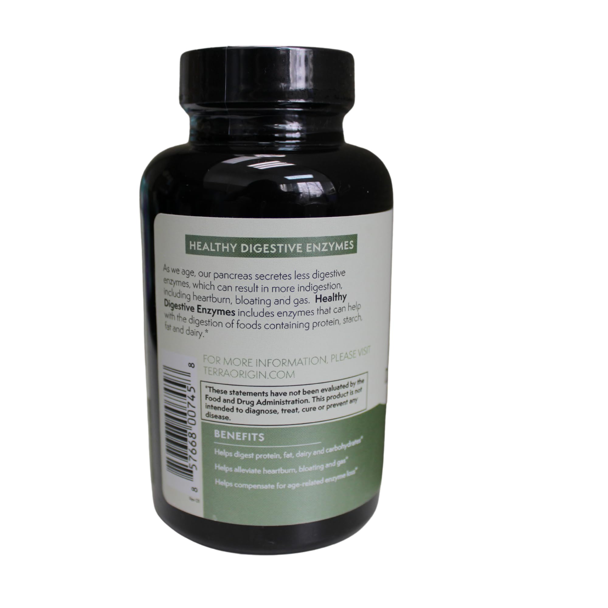 Foto 4 pulgar | Suplemento Terra Origin Digestive Enzymes 60 Cápsulas - Venta Internacional.