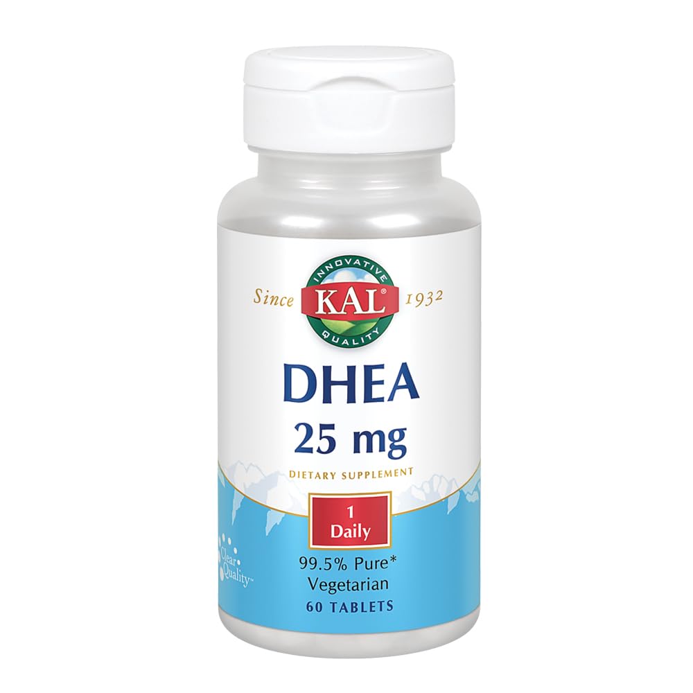 Foto 2 pulgar | Suplemento Kal Dhea En Tabletas Vegetarianas De 25 Mg, 60 Unidades - Venta Internacional.