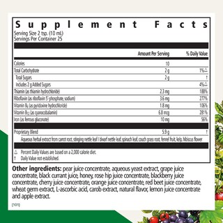 Foto 2 | Suplemento Floradix Iron & Herbs De 250 Ml Con Complejo De Vitamina C Y B - Venta Internacional.
