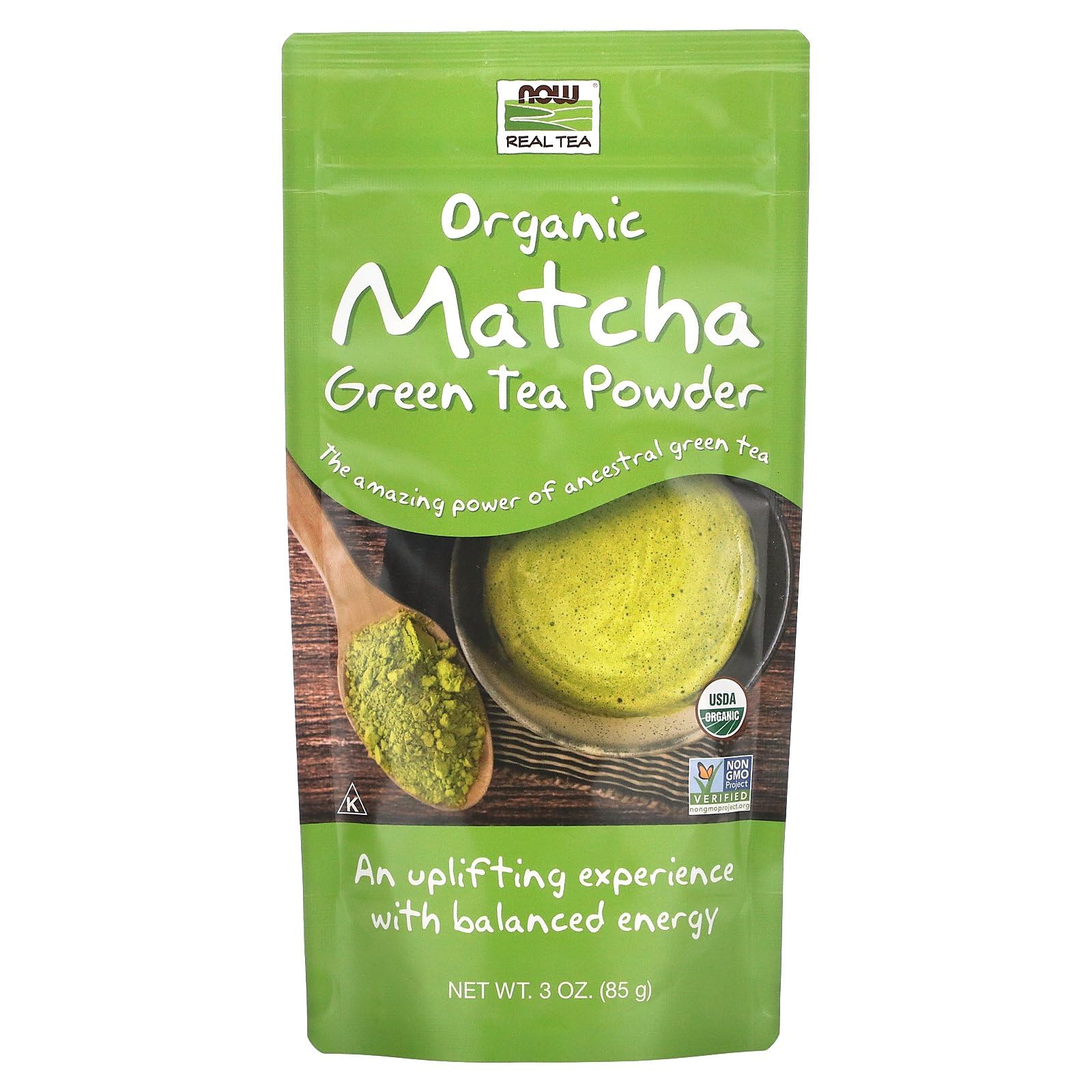 Foto 4 pulgar | Té Verde Matcha En Polvo Now Foods, 85 Ml, Certificado Orgánico - Venta Internacional.