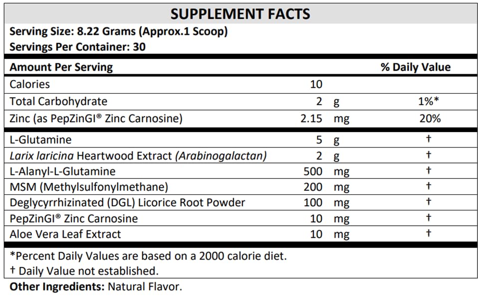 Foto 3 pulgar | Suplemento Terra Origin Healthy Gut Vegan Con L-glutamina - Venta Internacional.