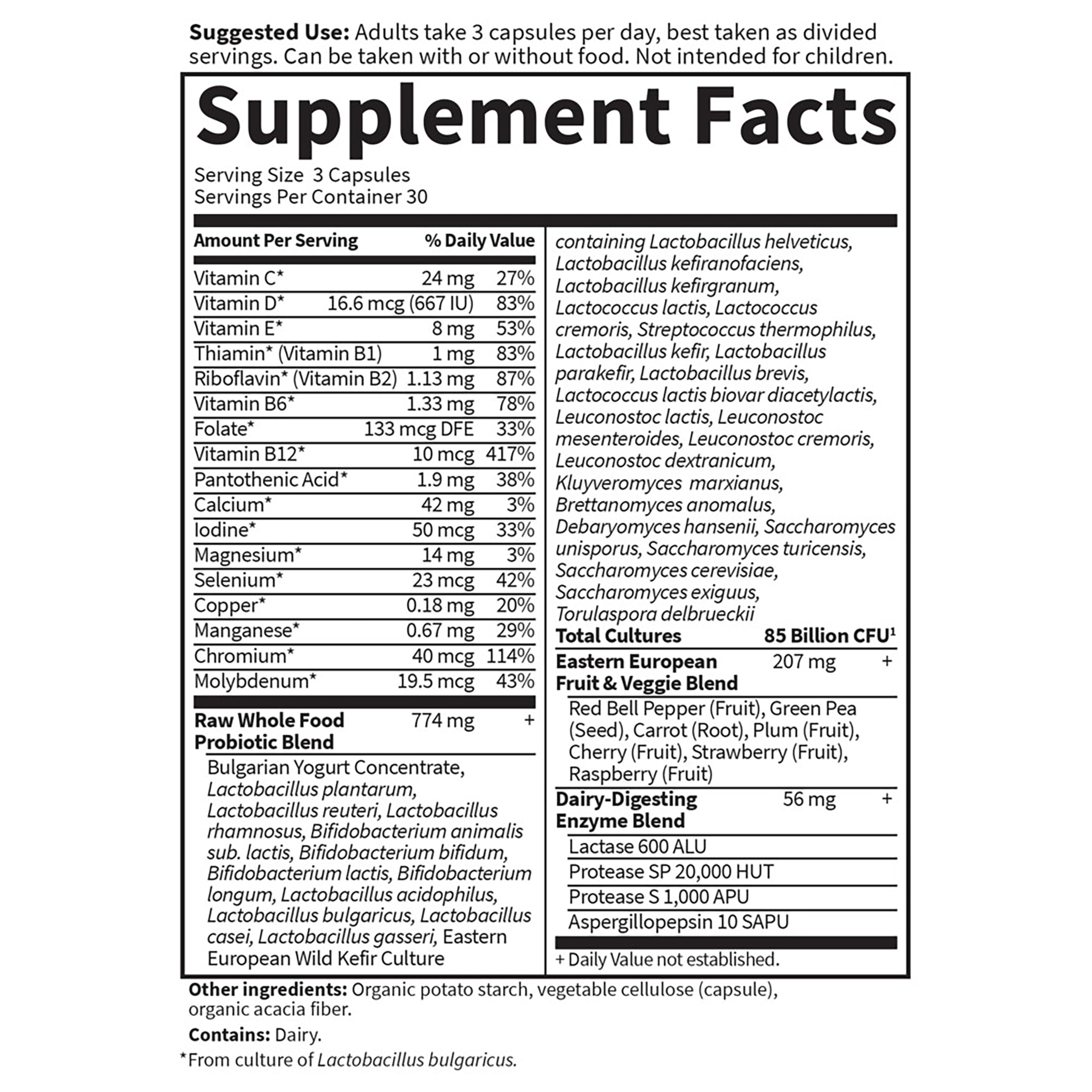 Foto 3 pulgar | Suplemento Garden Of Life Raw Probiotics Para Mujeres Mayores De 50 Años - Venta Internacional.