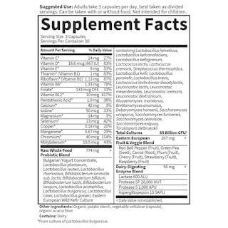 Foto 2 | Suplemento Garden Of Life Raw Probiotics Para Mujeres Mayores De 50 Años - Venta Internacional.