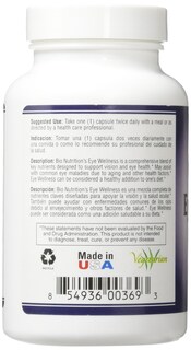 Foto 2 | Suplemento Bio Nutrition Eye Wellness 60 Cápsulas - Venta Internacional.