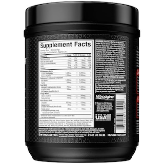 Foto 5 | Polvo Para Antes Del Entrenamiento Muscletech Vapor X5 Blue Raspberry - Venta Internacional.
