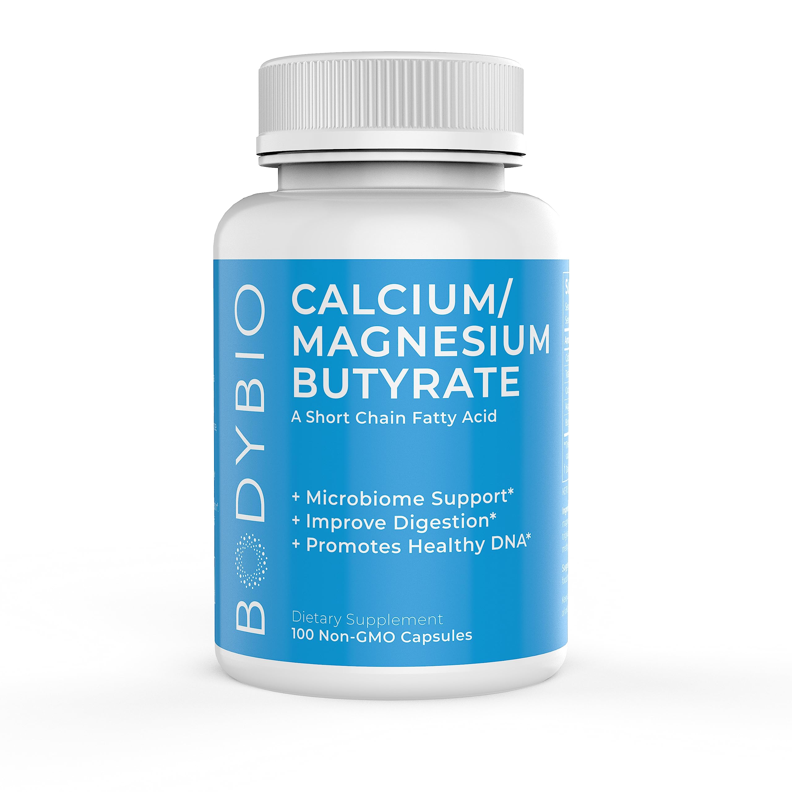 Foto 1 | Suplemento De Butirato Bodybio Con Calcio Y Magnesio 100 Cápsulas - Venta Internacional.