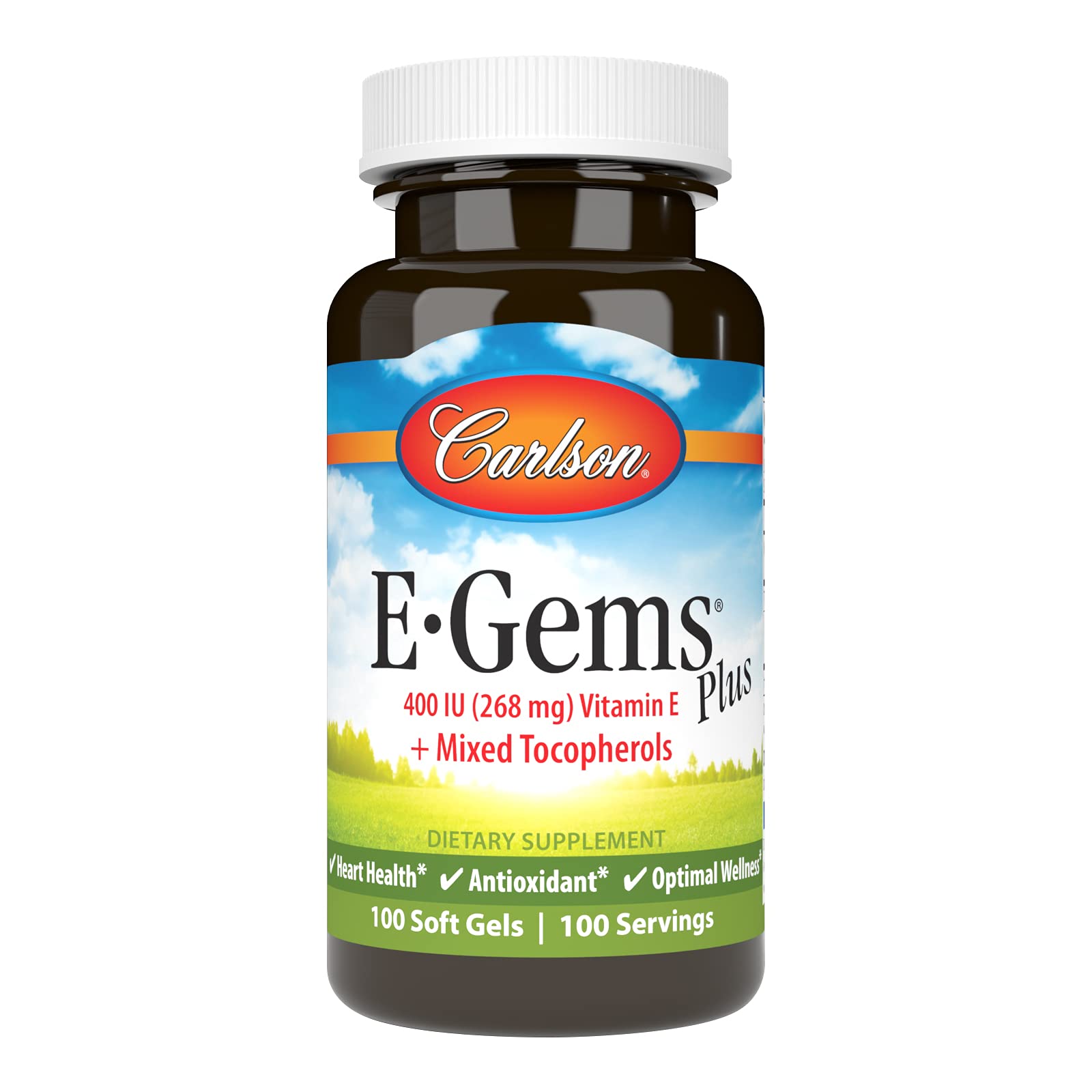 Foto 2 pulgar | Suplemento Carlson E-gems Plus 400 Ui (268 Mg) De Vitamina E 100 Cápsulas Blandas - Venta Internacional.