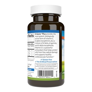 Foto 3 | Suplemento Carlson E-gems Plus 400 Ui (268 Mg) De Vitamina E 100 Cápsulas Blandas - Venta Internacional.