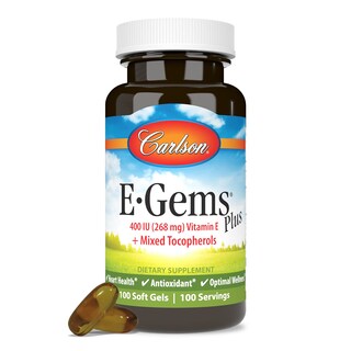 Foto 5 | Suplemento Carlson E-gems Plus 400 Ui (268 Mg) De Vitamina E 100 Cápsulas Blandas - Venta Internacional.