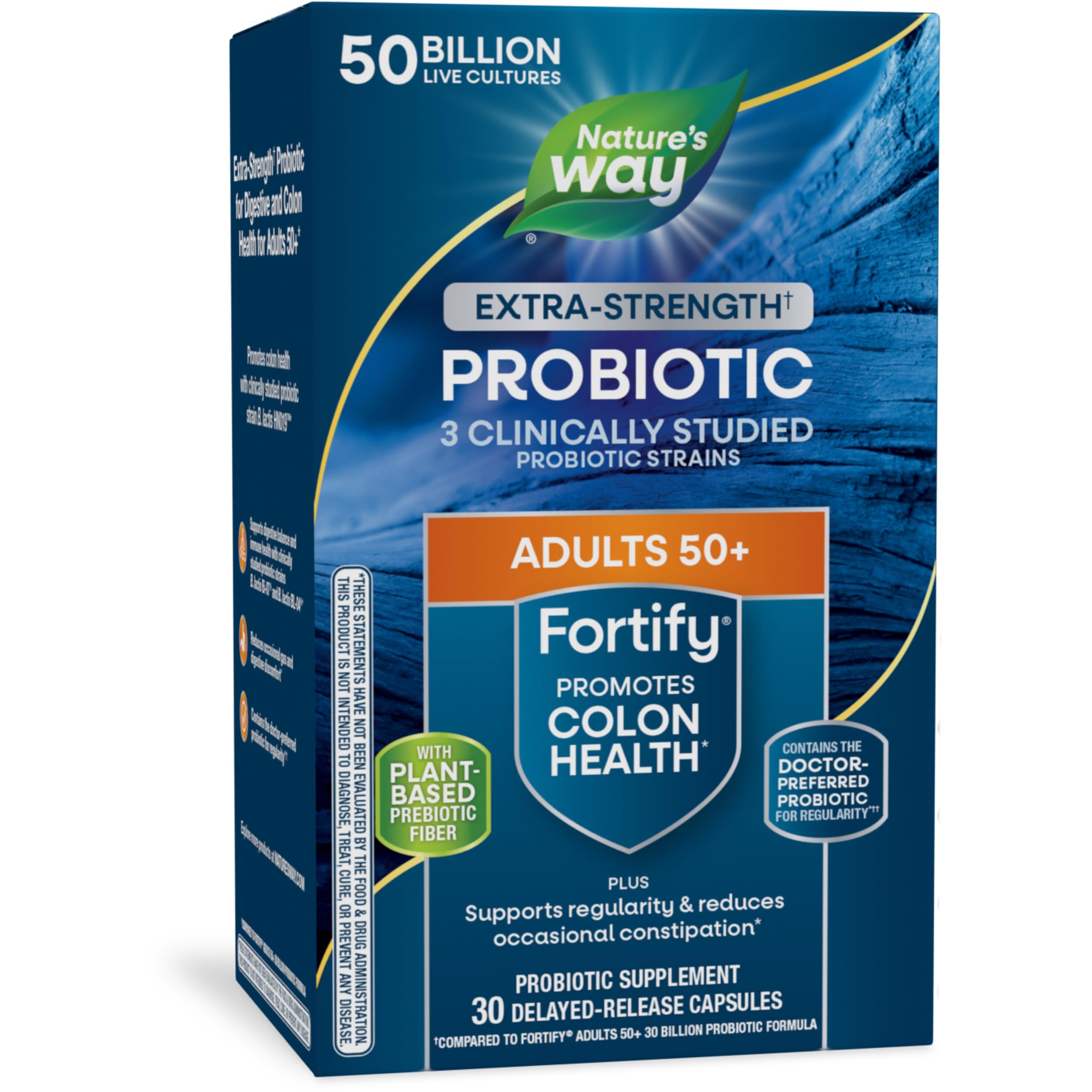Foto 2 pulgar | Suplemento Probiótico Nature's Way Fortify Extra Strength 50+ - Venta Internacional.