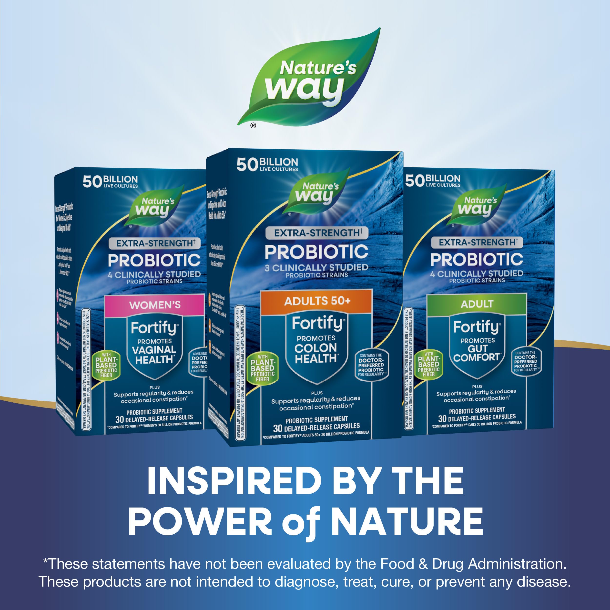 Foto 7 | Suplemento Probiótico Nature's Way Fortify Extra Strength 50+ - Venta Internacional.