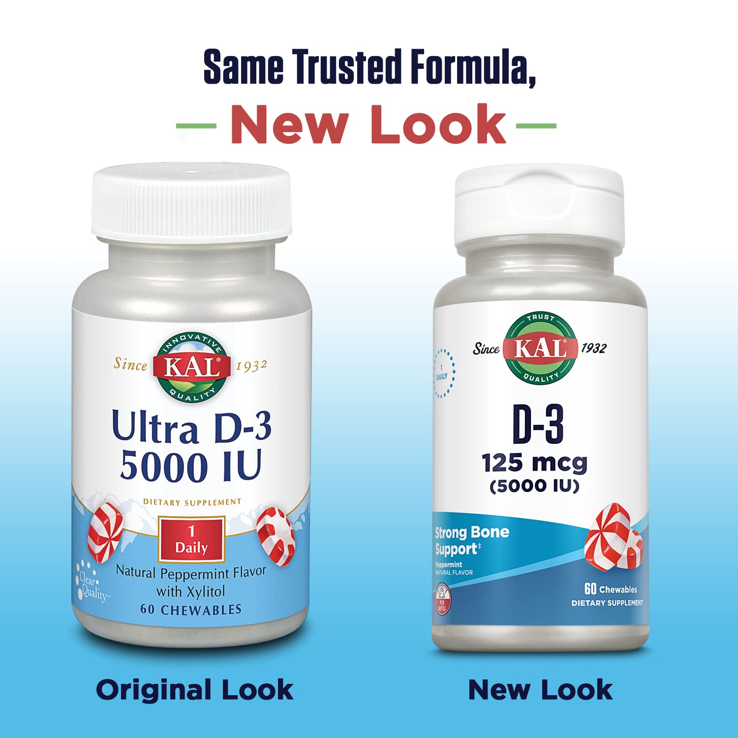Foto 2 | Suplemento Kal De Vitamina D3, 5000 Ui, 125 Mcg, Masticables - Venta Internacional.