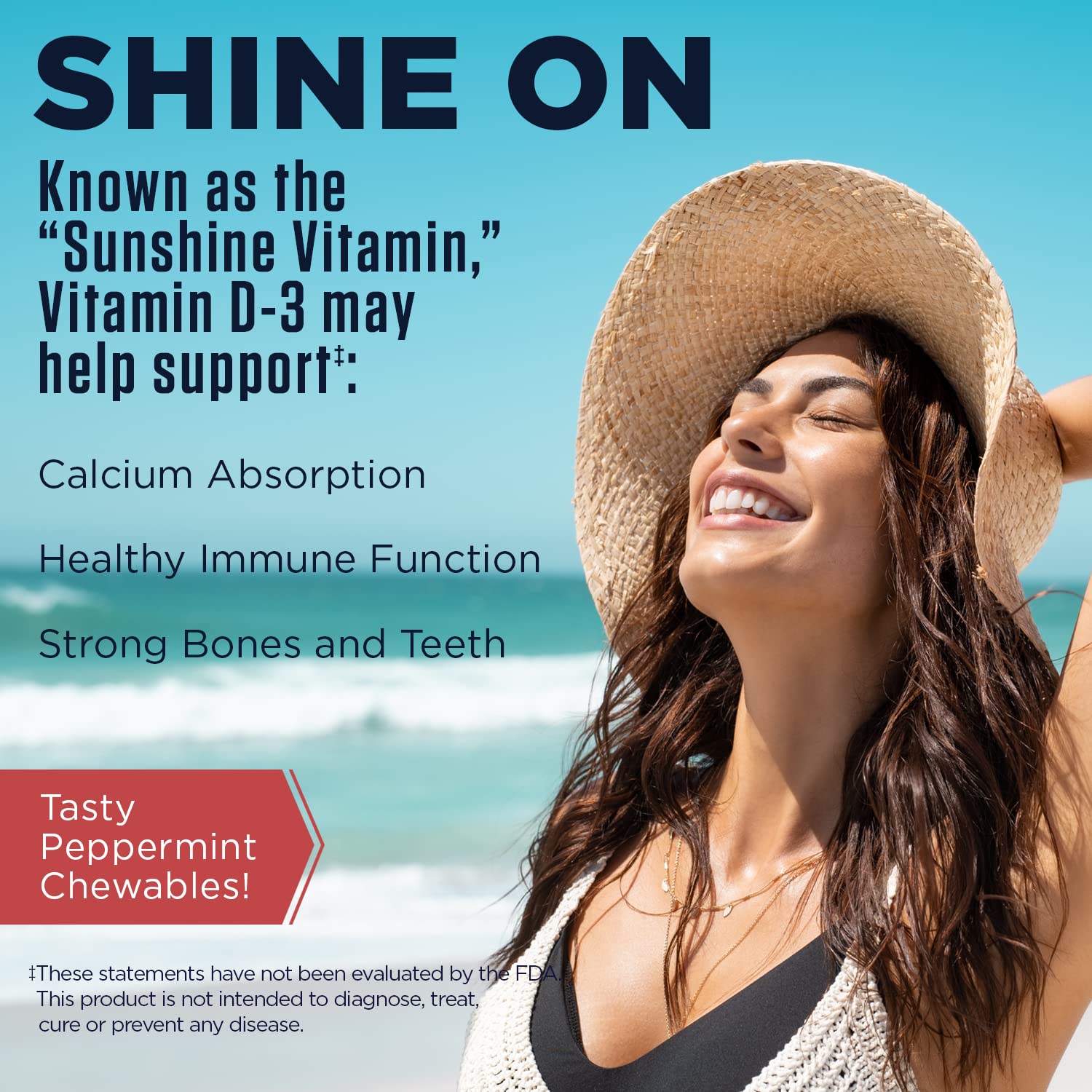 Foto 4 | Suplemento Kal De Vitamina D3, 5000 Ui, 125 Mcg, Masticables - Venta Internacional.