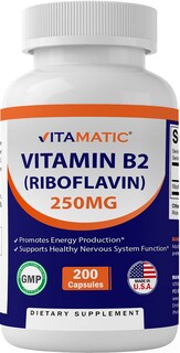 Foto 1 | Suplemento Vitamático De Vitamina B2 (riboflavina) 250 Mg 200 Cápsulas - Venta Internacional.