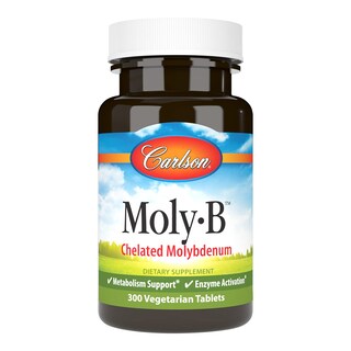 Foto 1 | Suplementos De Molibdeno Quelado Carlson Moly-b 300 Tabletas - Venta Internacional.
