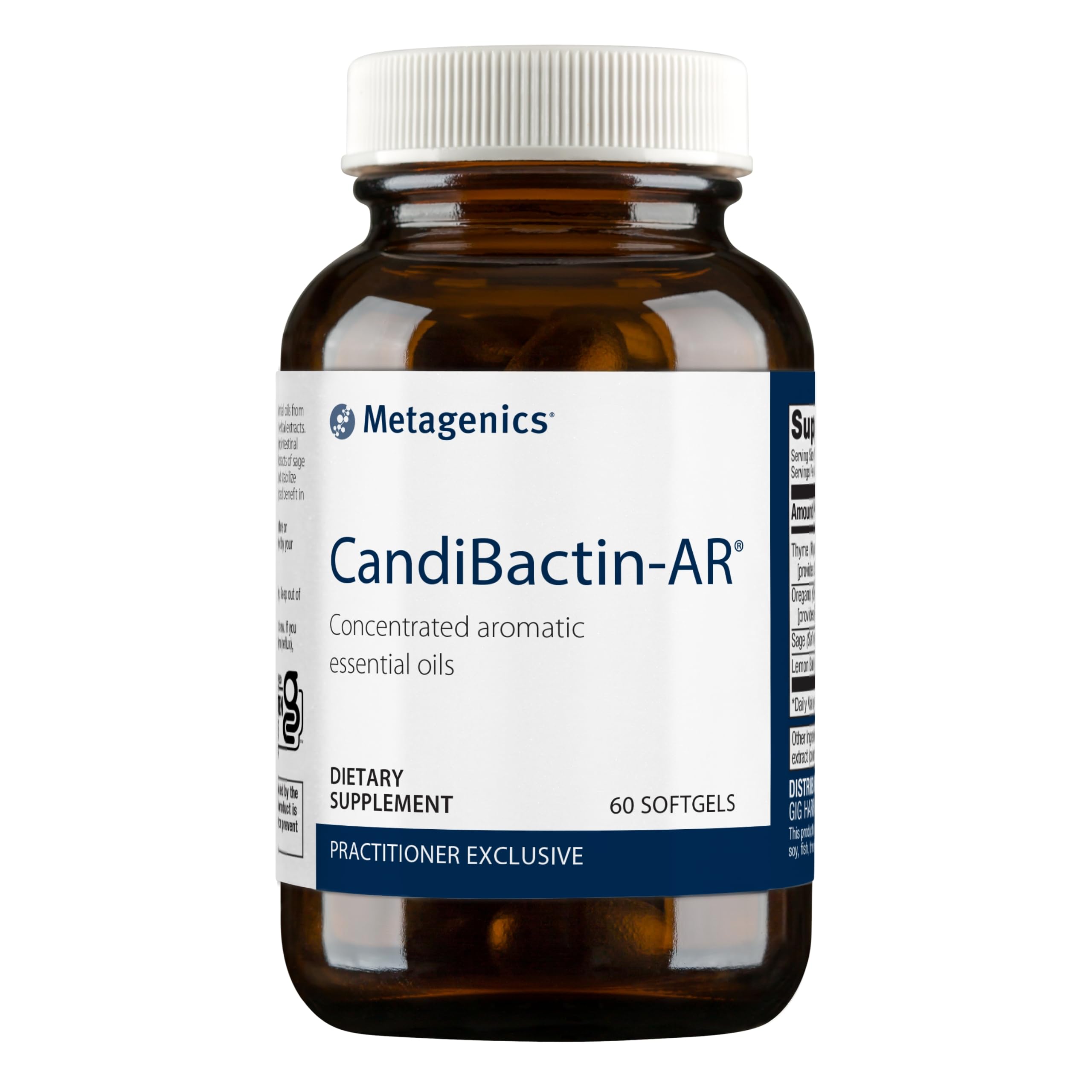 Suplementos De Aceites Esenciales Metagenics Candibactin-ar 60 Cápsulas Blandas - Venta Internacional.
