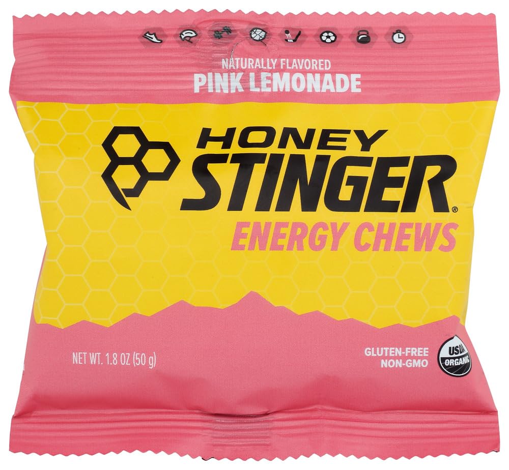 Foto 2 pulgar | Limonada Rosa Energy Chew Honey Stinger, 50 G, Caja De 12 - Venta Internacional.