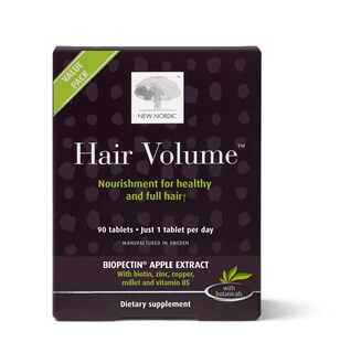 Foto 1 | Suplemento New Nordic Hair Volume Tablets 3000 Mcg De Biotina 90 Unidades - Venta Internacional.