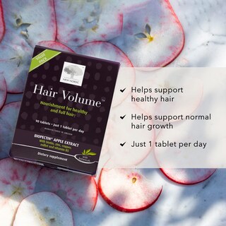 Foto 4 | Suplemento New Nordic Hair Volume Tablets 3000 Mcg De Biotina 90 Unidades - Venta Internacional.