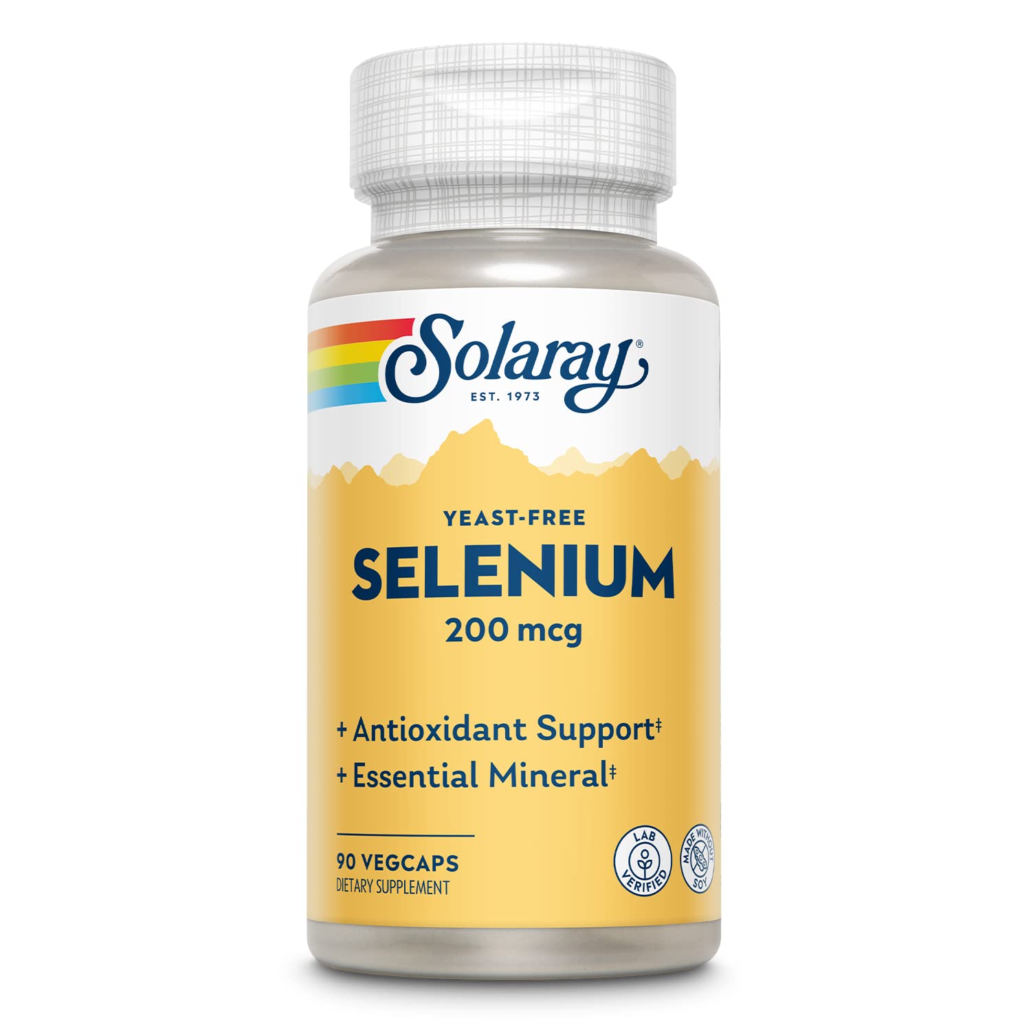 Foto 2 pulgar | Suplemento Solaray De Selenio Sin Levadura, 200 Mcg, 90 Cápsulas Vegetales - Venta Internacional.