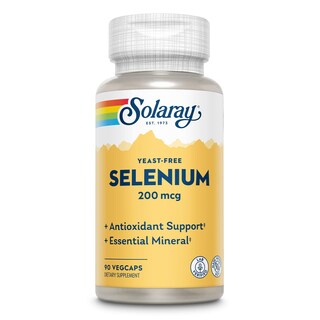 Foto 1 | Suplemento Solaray De Selenio Sin Levadura, 200 Mcg, 90 Cápsulas Vegetales - Venta Internacional.