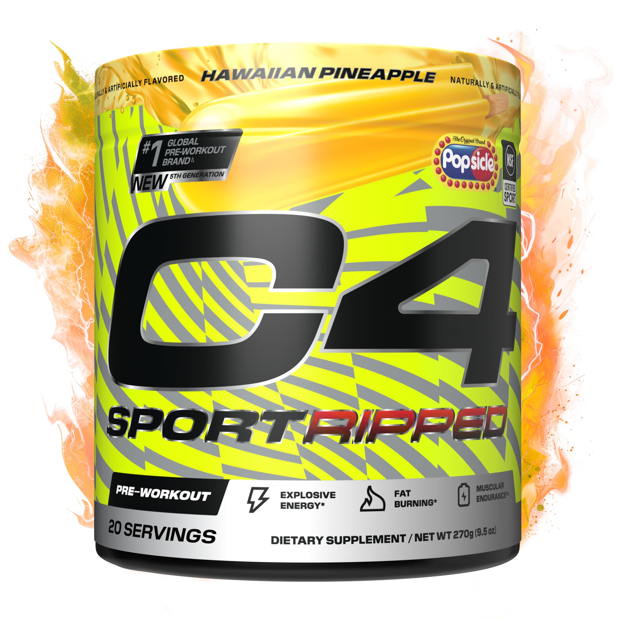 Foto 2 pulgar | Polvo Preentrenamiento Cellucor C4 Ripped Sport, 20 Porciones - Venta Internacional.