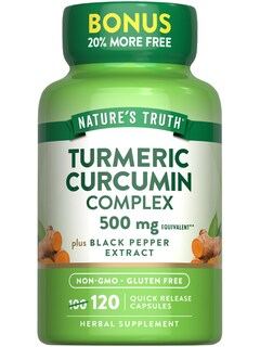 Foto 1 | Suplemento Nature's Truth, Cúrcuma Y Curcumina, 500 Mg, 120 Cápsulas - Venta Internacional.