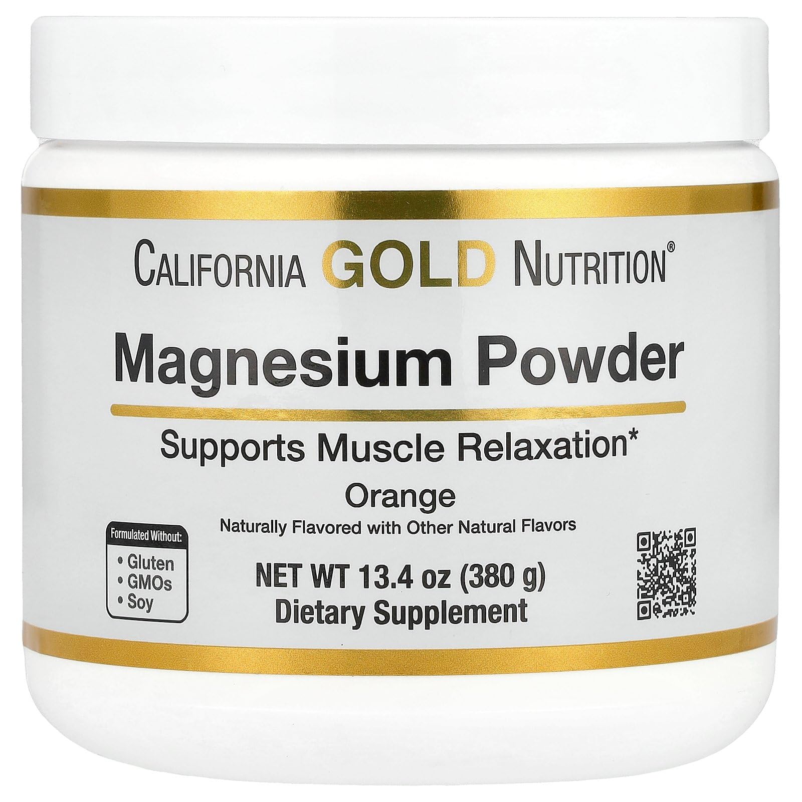 Foto 2 pulgar | Bebida De Magnesio En Polvo California Gold Nutrition 380g - Venta Internacional.