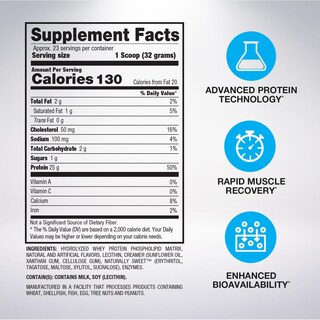 Foto 4 | Proteína De Suero En Polvo Bpi Sports Hydro Hd 25 G Protein Vanilla - Venta Internacional.