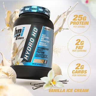 Foto 6 | Proteína De Suero En Polvo Bpi Sports Hydro Hd 25 G Protein Vanilla - Venta Internacional.
