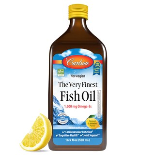 Foto 1 | Suplemento Carlson, El Mejor Aceite De Pescado, 500 Ml, 1600 Mg - Venta Internacional.