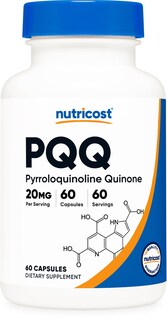 Foto 1 | Suplemento Nutricost Pqq (pirroloquinolina Quinona) 20 Mg 60 Cápsulas - Venta Internacional.