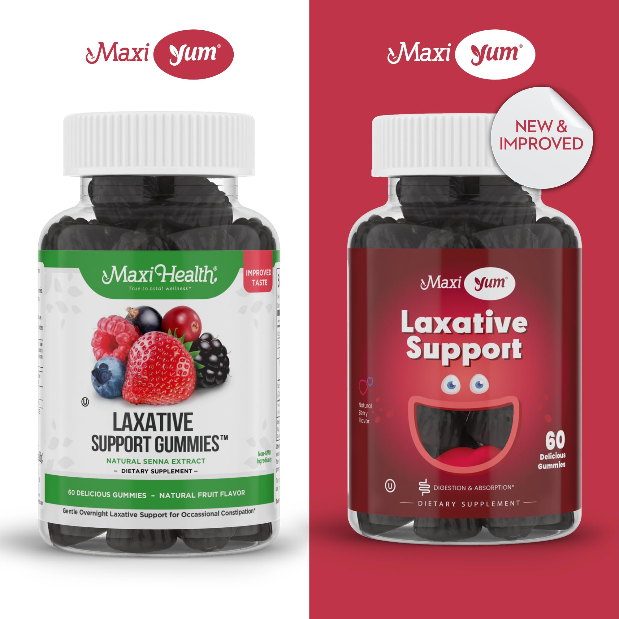 Foto 4 pulgar | Gominolas Laxantes Maxi Health 60, Gomitas Veganas Masticables - Venta Internacional.