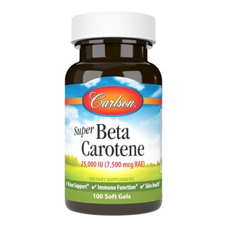 Foto 1 | Suplemento Carlson Super Beta Caroteno 15 Mg (25,000 Ui) - Venta Internacional.