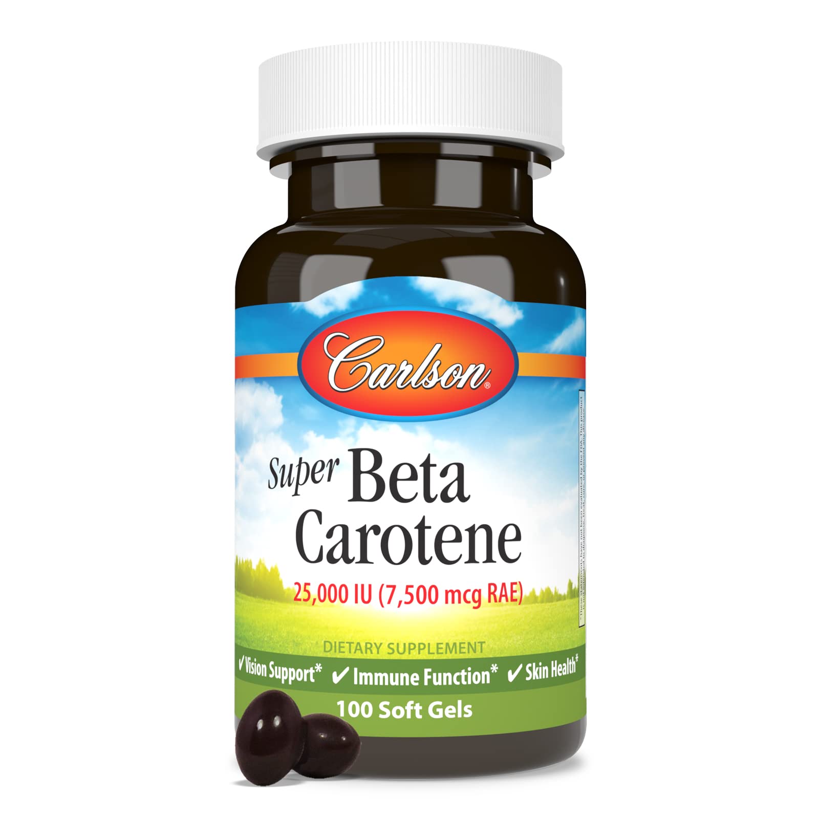 Foto 6 pulgar | Suplemento Carlson Super Beta Caroteno 15 Mg (25,000 Ui) - Venta Internacional.