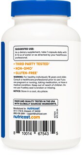 Foto 4 | Suplemento Nutricost De Vitamina B12 2000 Mcg 240 Cápsulas - Venta Internacional.