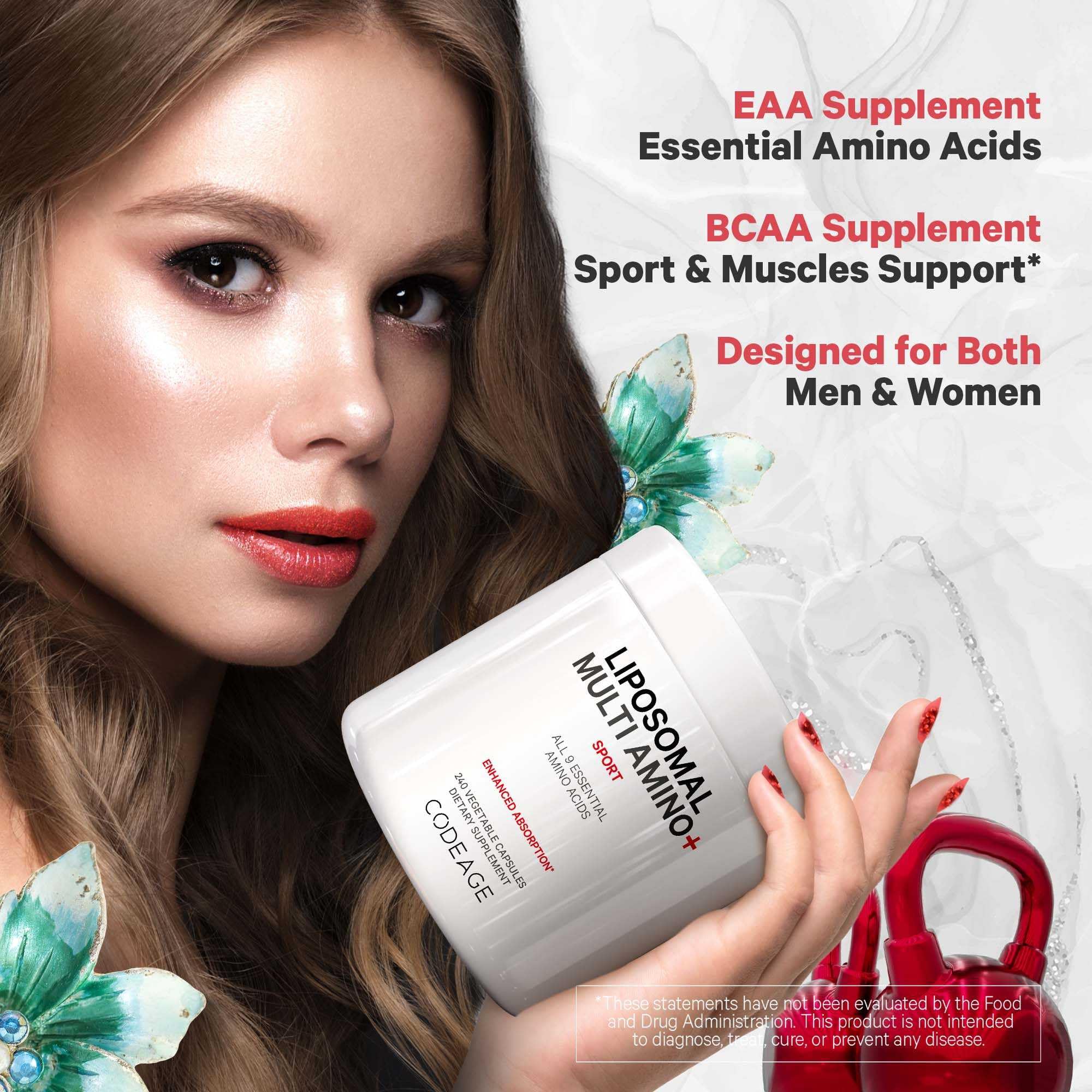 Foto 7 | Suplemento Codeage Multi Amino+ Bcaa Y Eaa 240 Cápsulas - Venta Internacional.