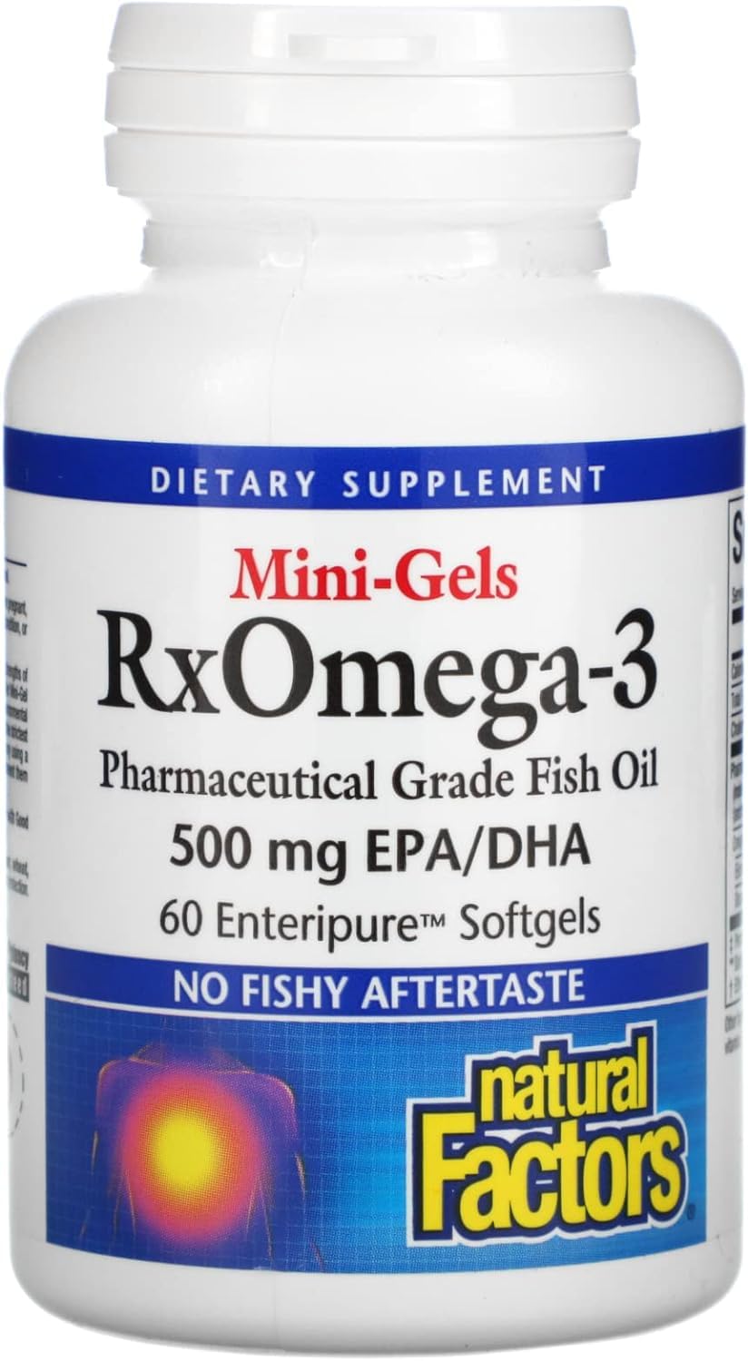 Foto 2 pulgar | Suplemento Natural Factors Rx, Minigeles Con Omega 3, 60 Cápsulas Blandas - Venta Internacional.
