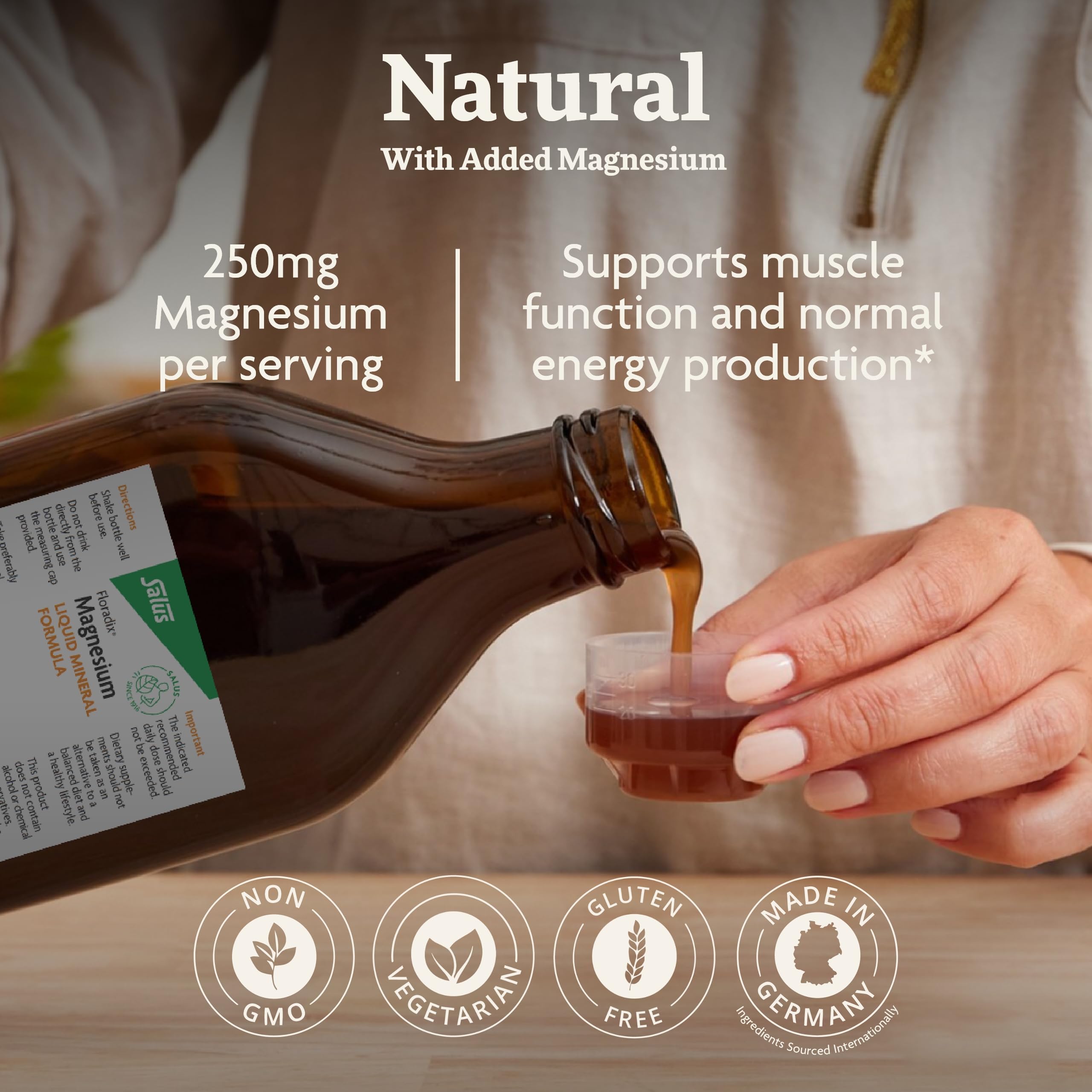 Foto 4 pulgar | Suplemento Floradix Magnesium Liquid 250 Ml Bone Support - Venta Internacional.