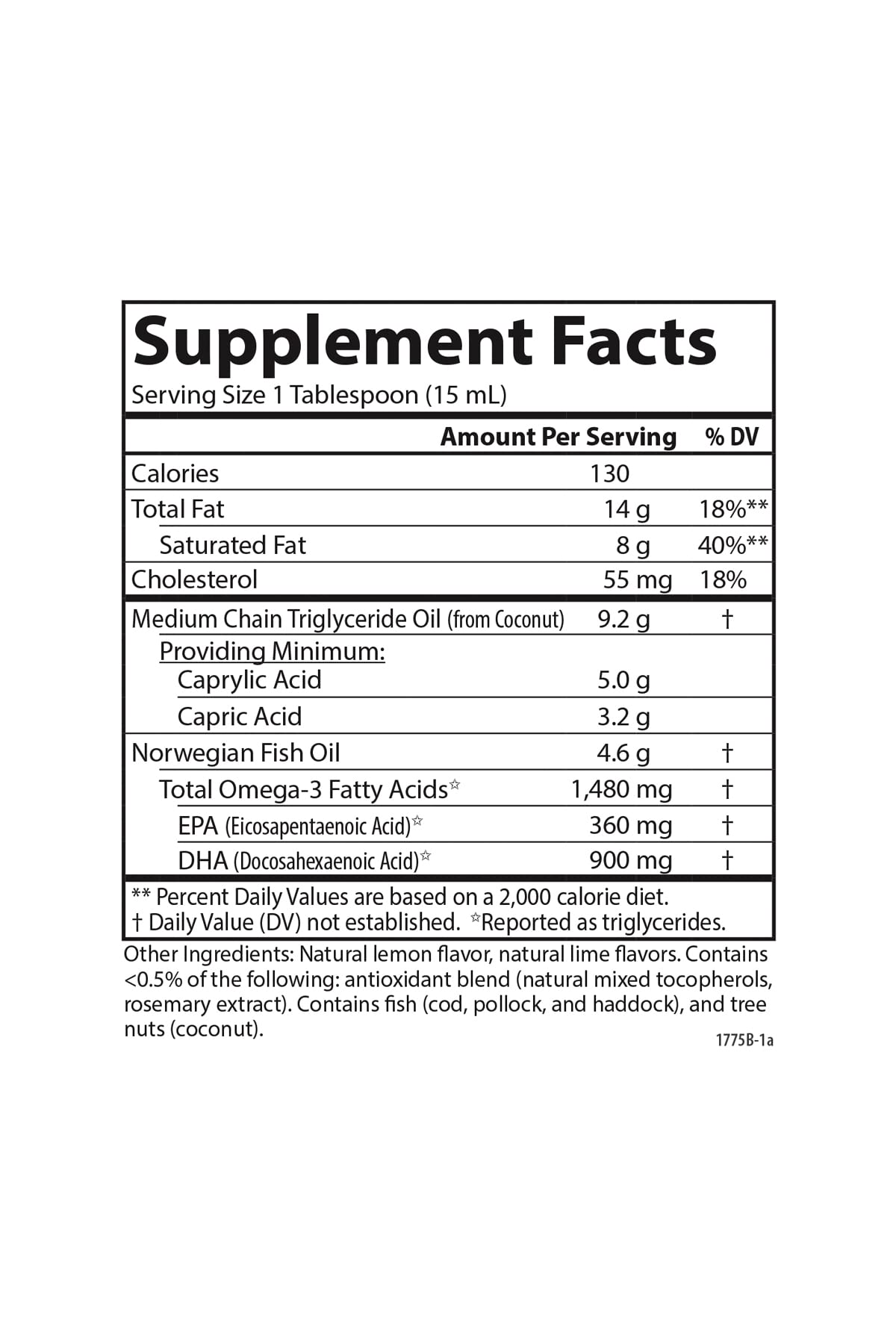 Foto 4 pulgar | Suplemento Carlson Mct Y Omega-3 500 Ml 1480 Mg De Omega-3 - Venta Internacional.