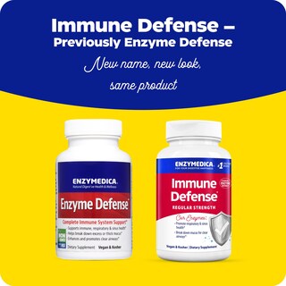 Foto 2 | Suplemento Enzymedica Immune Defense Regular Strength 120 Unidades - Venta Internacional.