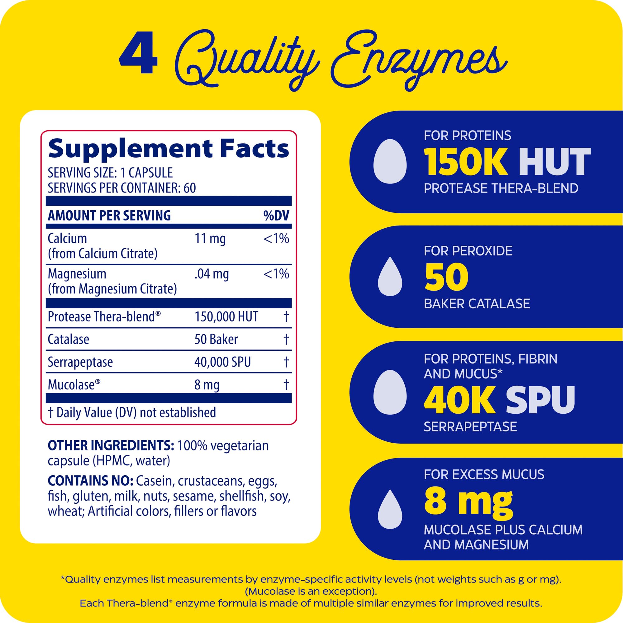 Foto 4 pulgar | Suplemento Enzymedica Immune Defense Regular Strength 120 Unidades - Venta Internacional.