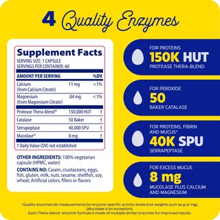 Foto 3 | Suplemento Enzymedica Immune Defense Regular Strength 120 Unidades - Venta Internacional.