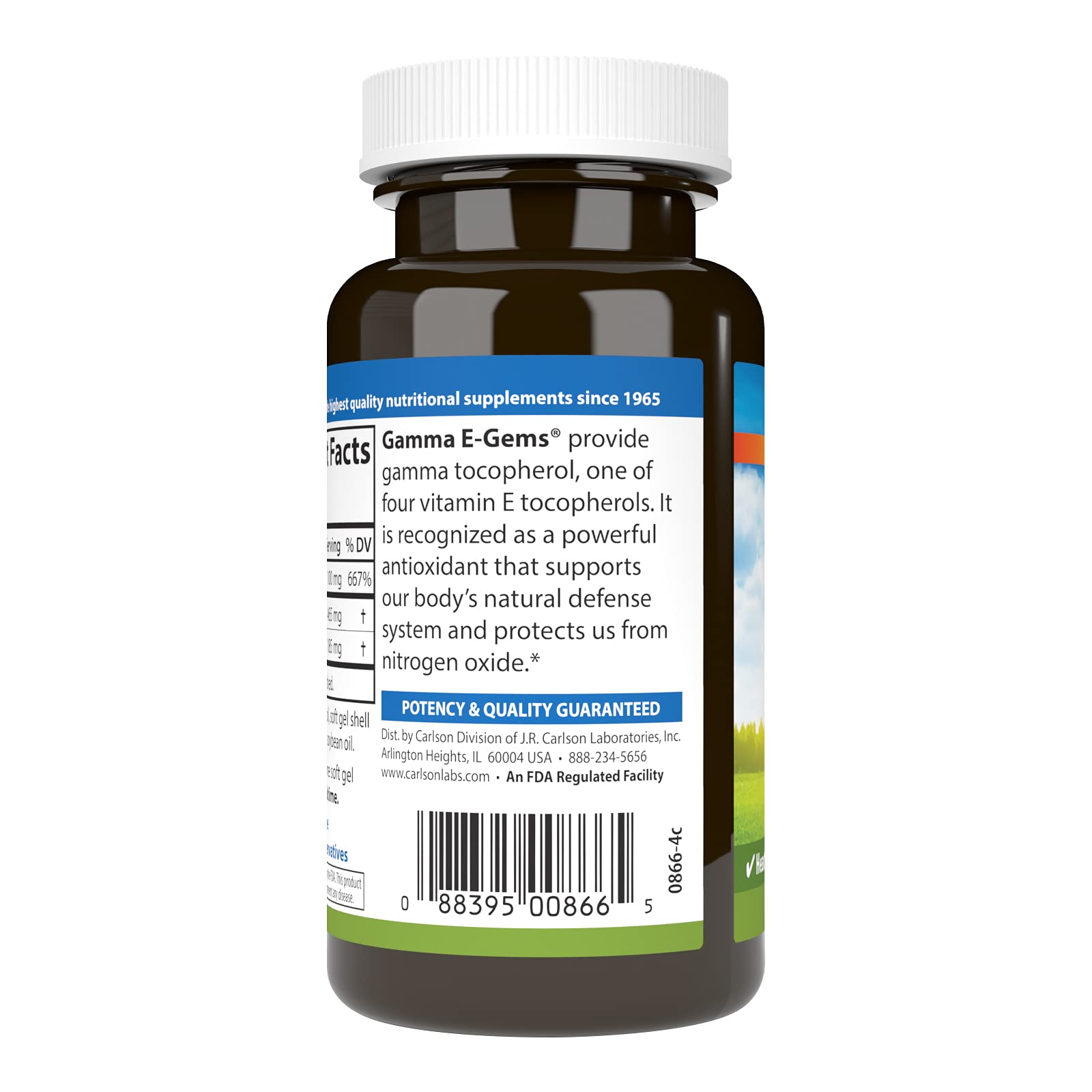 Foto 4 pulgar | Suplemento Carlson Gamma E-gems Gamma Tocoferol 465 Mg - Venta Internacional.