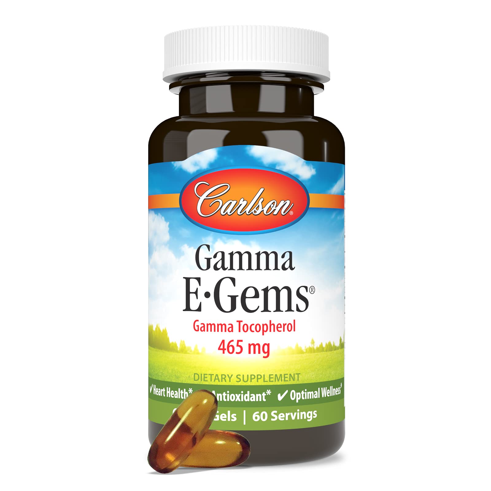 Foto 6 pulgar | Suplemento Carlson Gamma E-gems Gamma Tocoferol 465 Mg - Venta Internacional.