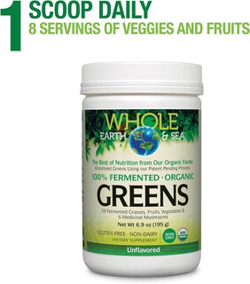 Foto 3 | Complemente Las Verduras Fermentadas De La Tierra Entera Y El Mar De Natural Factors - Venta Internacional.
